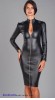 Variable Dekolteetiefe - Lederdress