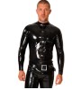 T- Shirt mit durchgehendem Zipper