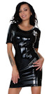 Latexkleid Halbarm