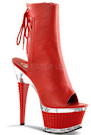Rote Stiefelette Illusion