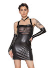Slashed Dekoltee dress